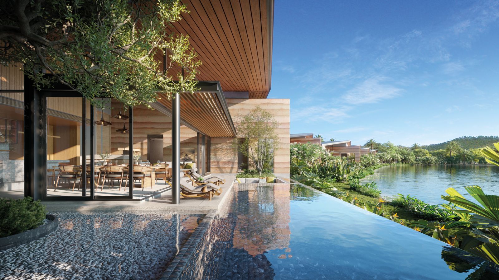 Serrana Phuket by real estate consultancy Knight Frank offers tranquil lakeside living in the popular Thai destination