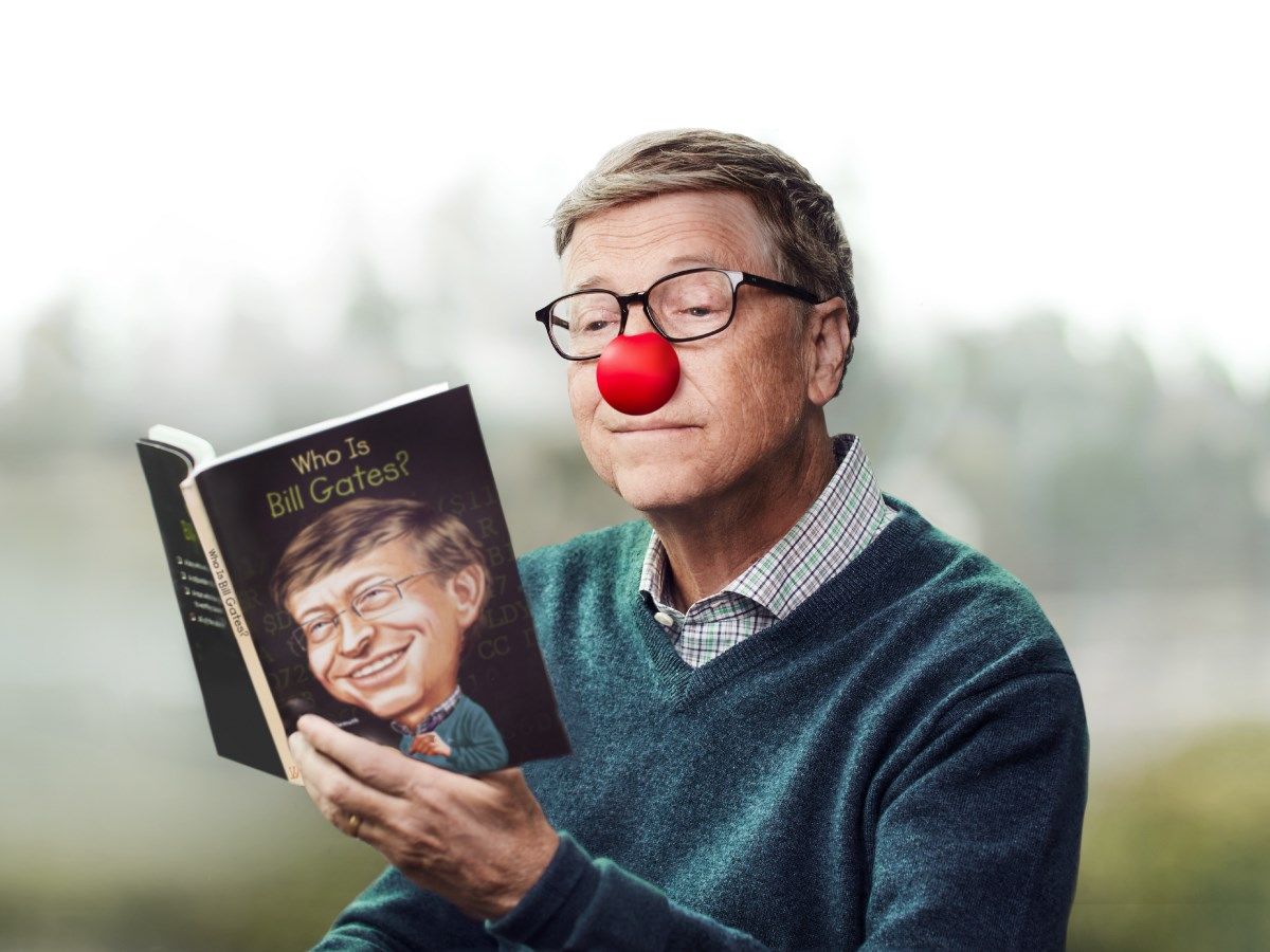Photo: Bill Gates' official Facebook page.