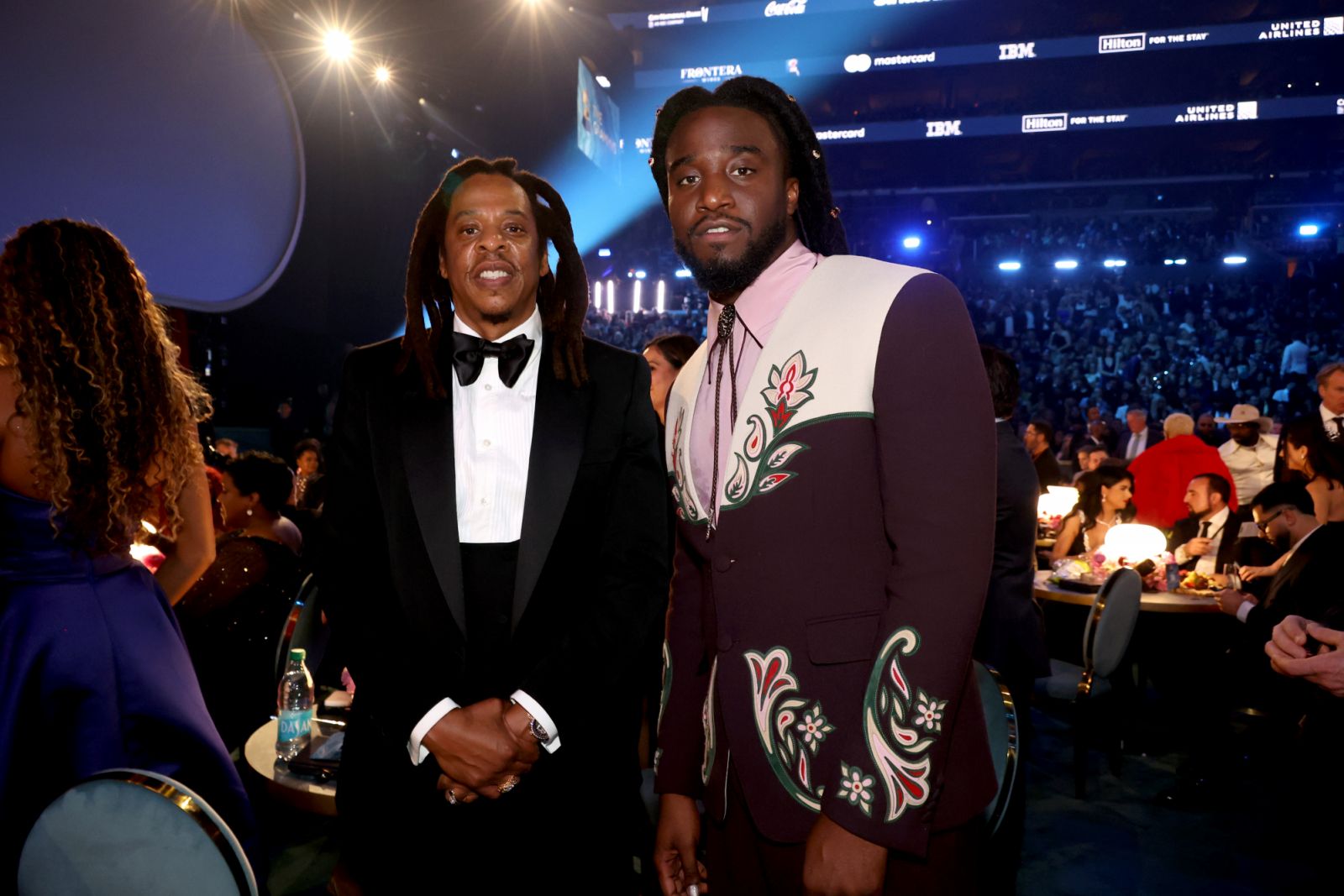 Jay-Z and Shaboozey at the 67th Annual Grammy Awards (Photo by Johnny Nunez/Getty Images for The Recording Academy)