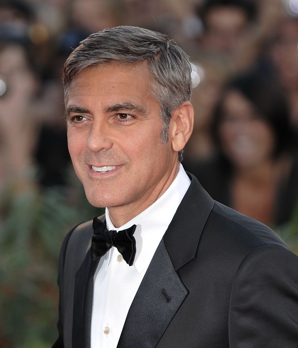 George Clooney at the 2009 Venice Film Festival. | Photo from Wikimedia Commons; Nicolas Genin