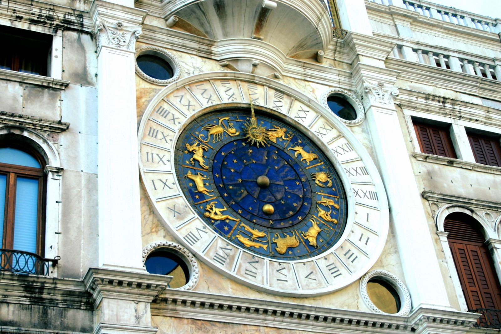 St Mark’s Clock in Venice, Italy is one of several large public astronomical clocks erected throughout Europe between the 14th and 15th centuries (Photo: James Lee/Unsplash)