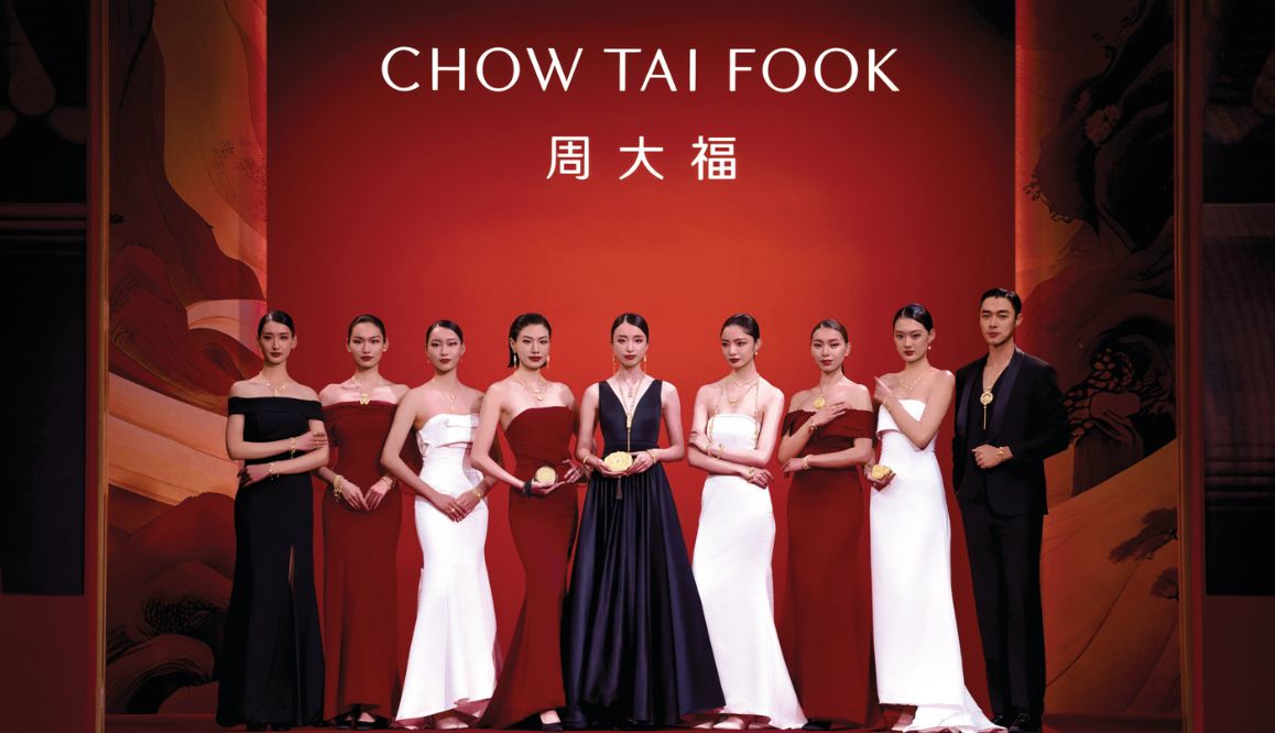 Models showcase the 95th anniversary collection by Chow Tai Fook (Photo: courtesy of Chow Tai Fook)